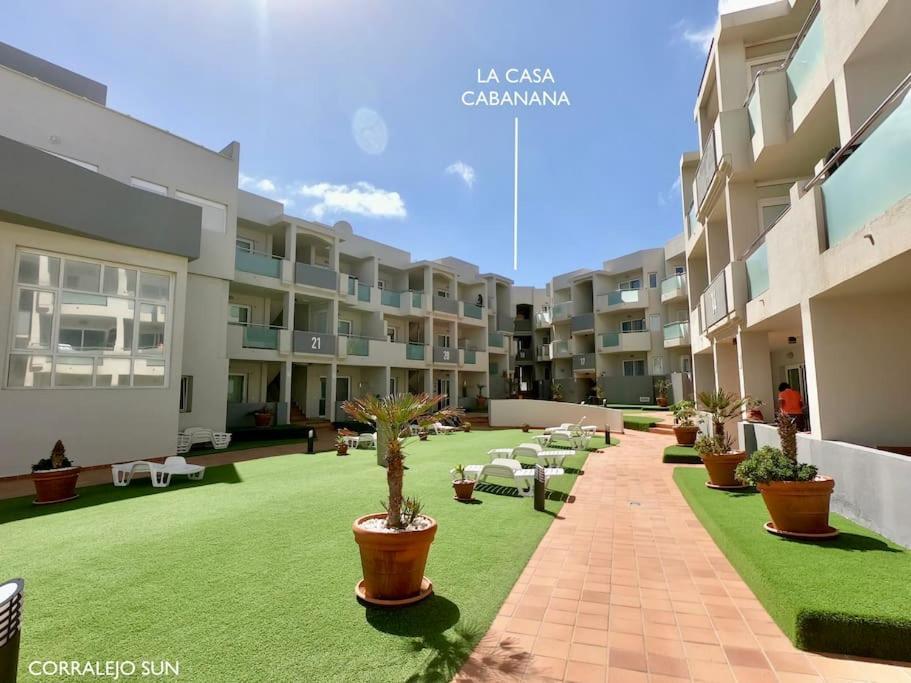 La Cabanana - Apartment W Pool And High-Speed Wifi Corralejo Kültér fotó